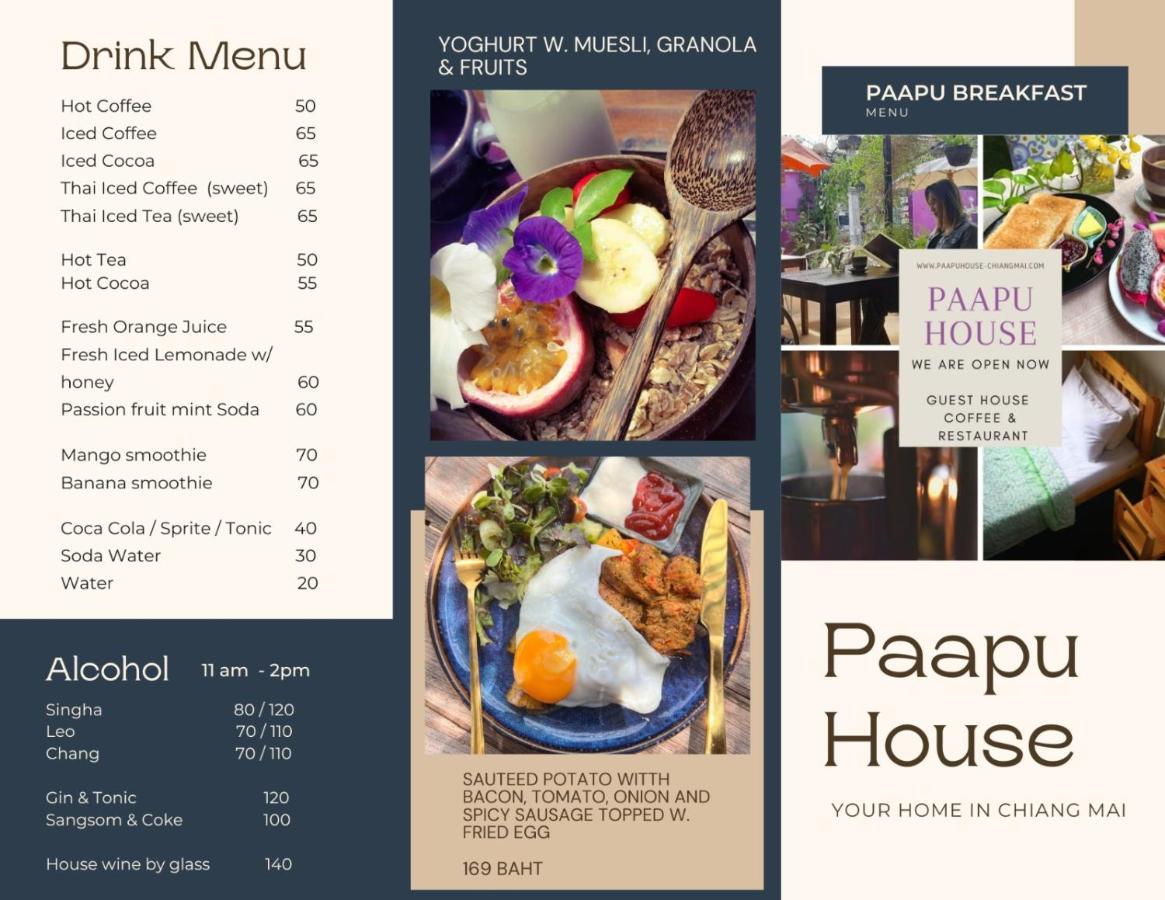 Paapu House Acomodação com café da manhã Chiang Mai Exterior foto